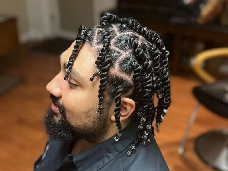 best human hair for two strand twists for men