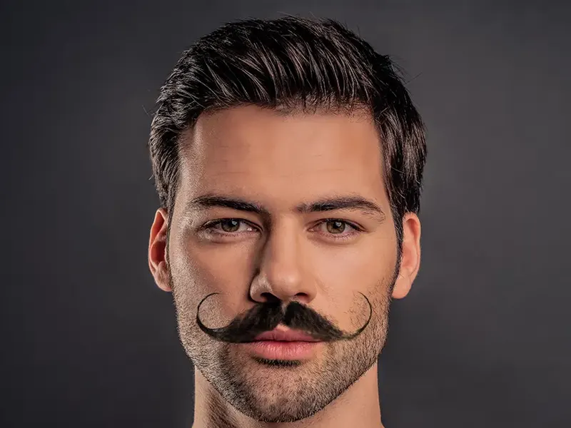 handlebar mustache for men