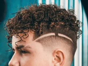 high taper curly hair for men