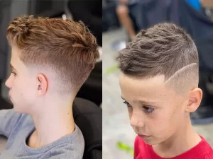 low taper haircut designs for kids