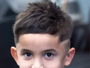 mid drop fade straight hair for kids