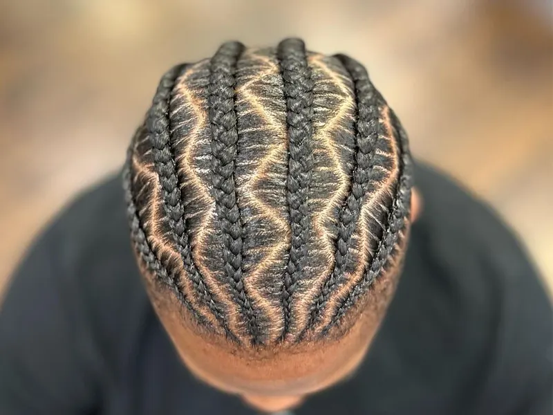scalp braids for men