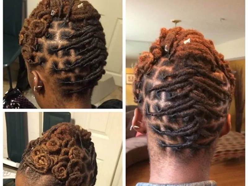 short to medium loc hairstyles for woman